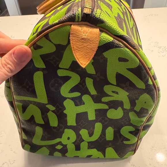 Louis Vuitton Graffiti Stephen Sprouse Keepall 50 Green - Picture 6 of 16